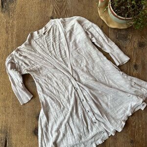 Free People Soft Gray Knit Sweater